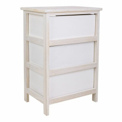 Cajonera Alexandra House Living Blanco Madera de Paulonia 29 x 58 x 40