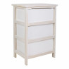 Cajonera Alexandra House Living Blanco Madera de Paulonia 29 x 58 x 40