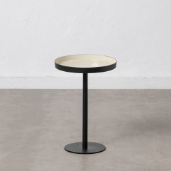 Mesa auxiliar Negro Taupé Hierro 30 x 30 x 44 cm