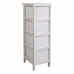 Cajonera Alexandra House Living Blanco Madera de Paulonia 32 x 81 x 26