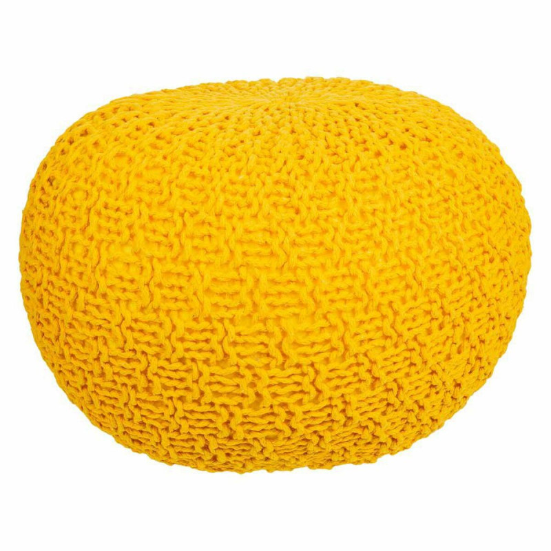 Puff Alexandra House Living Amarillo Poliestireno 45 x 30 x 45 cm Puff Alexandra House Living Amarillo Poliestireno 45 x 30 x 45 cm