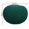 Puff Alexandra House Living Verde oscuro Poliestireno 45 x 30 x 45 cm