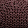 Puff Alexandra House Living Marrón oscuro Poliestireno 40 x 30 x 40 c