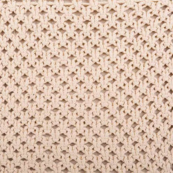 Taburete Alexandra House Living Crema Bambú Esponja Madera MDF 45 x 4