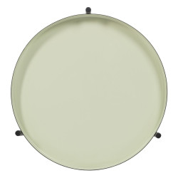 Mesa auxiliar 35,5 x 35,5 x 50,5 cm Negro Verde Hierro