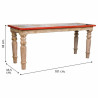 Banqueta Alexandra House Living Madera de mango Madera MDF 35 x 43 x 1
