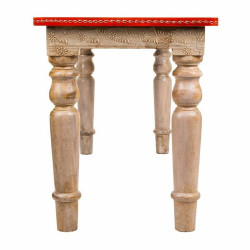 Banqueta Alexandra House Living Madera de mango Madera MDF 35 x 43 x 1