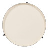 Mesa auxiliar 40,5 x 40,5 x 60,5 cm Negro Crema Hierro