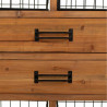 Cajonera Alexandra House Living Natural Madera Madera de abeto 34 x 11