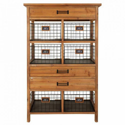 Cajonera Alexandra House Living Natural Madera Madera de abeto 34 x 11