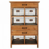 Cajonera Alexandra House Living Natural Madera Madera de abeto 34 x 11
