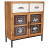 Recibidor Alexandra House Living Madera Madera de abeto Madera MDF 36