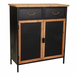 Recibidor Alexandra House Living Negro Madera Metal Madera de abeto 34