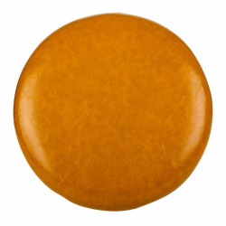 Taburete Alexandra House Living Amarillo Poliuretano Madera MDF 40 x 2