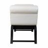 Banqueta Alexandra House Living Blanco Poliuretano Madera MDF 40 x 65