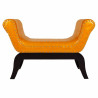 Banqueta Alexandra House Living Naranja Poliuretano Madera MDF 40 x 65