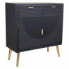 Recibidor con Cajones Alexandra House Living Gris Dorado Madera MDF 36
