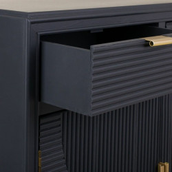 Recibidor con Cajones Alexandra House Living Gris Dorado Madera MDF 36