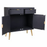 Recibidor con Cajones Alexandra House Living Gris Dorado Madera MDF 36