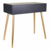 Recibidor con Cajones Alexandra House Living Gris Dorado Madera MDF 41