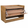 Banqueta Alexandra House Living Marrón Natural Madera de Paulonia Mad