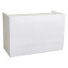 Banqueta Alexandra House Living Plateado Madera MDF 38 x 53 x 80 cm Za