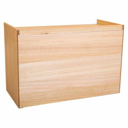 Banqueta Alexandra House Living Natural Madera MDF 38 x 53 x 80 cm Zap