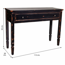 Recibidor con Cajones Alexandra House Living Negro Madera de abeto Mad
