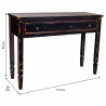 Recibidor con Cajones Alexandra House Living Negro Madera de abeto Mad