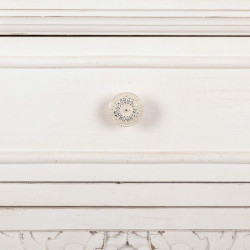 Mesita de Noche Alexandra House Living Blanco 32 x 74 x 46 cm