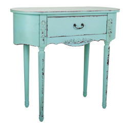 Recibidor con Cajones Alexandra House Living Azul Madera de abeto Made