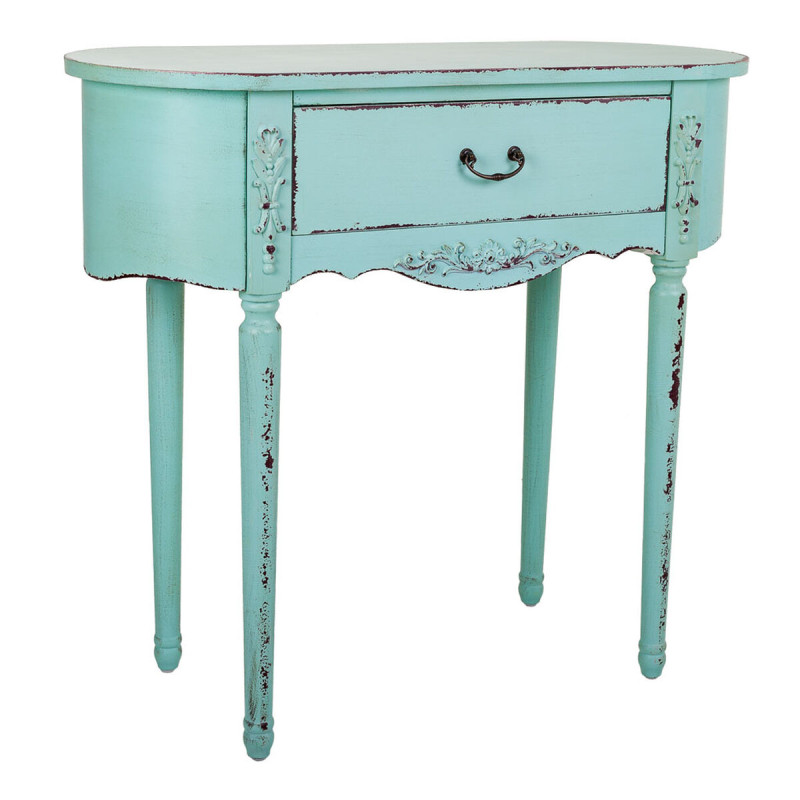 Recibidor con Cajones Alexandra House Living Azul Madera de abeto Made Recibidor con Cajones Alexandra House Living Azul Madera de abeto Made