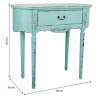 Recibidor con Cajones Alexandra House Living Azul Madera de abeto Made