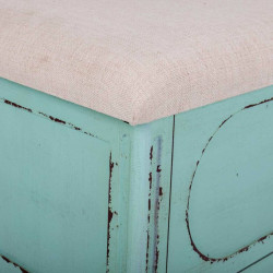 Banqueta Alexandra House Living Azul Esponja Madera de abeto Madera MD
