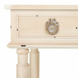 Recibidor Alexandra House Living Beige Madera de abeto Madera MDF 36 x
