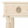 Recibidor Alexandra House Living Beige Madera de abeto Madera MDF 36 x