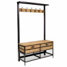 Recibidor Alexandra House Living Natural Hierro Madera de mango 40 x 1
