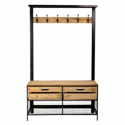 Recibidor Alexandra House Living Natural Hierro Madera de mango 40 x 1