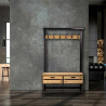 Recibidor Alexandra House Living Natural Hierro Madera de mango 40 x 1