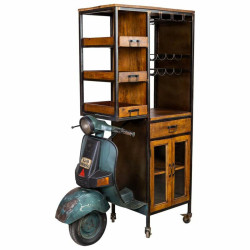 Estantería Alexandra House Living Metal Madera de mango 67 x 194 x 14