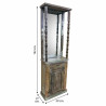 Recibidor Alexandra House Living Marrón Madera Reciclada 27 x 192 x 5