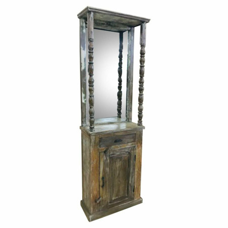 Recibidor Alexandra House Living Marrón Madera Reciclada 26 x 183 x 5