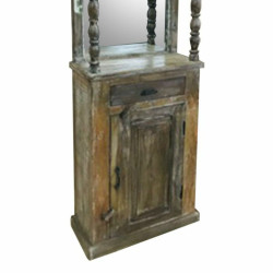 Recibidor Alexandra House Living Marrón Madera Reciclada 26 x 183 x 5