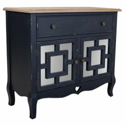 Recibidor con Cajones Alexandra House Living Negro Vidrio Madera de ab