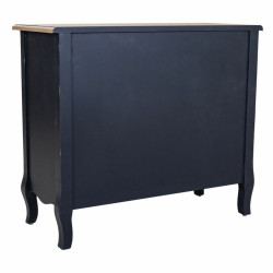 Recibidor con Cajones Alexandra House Living Negro Vidrio Madera de ab
