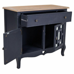 Recibidor con Cajones Alexandra House Living Negro Vidrio Madera de ab