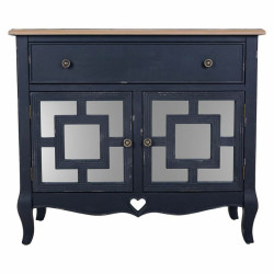 Recibidor con Cajones Alexandra House Living Negro Vidrio Madera de ab