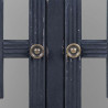 Recibidor Alexandra House Living Negro Vidrio Madera de abeto Madera M