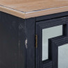 Recibidor Alexandra House Living Negro Vidrio Madera de abeto Madera M