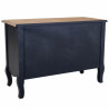 Recibidor Alexandra House Living Negro Vidrio Madera de abeto Madera M